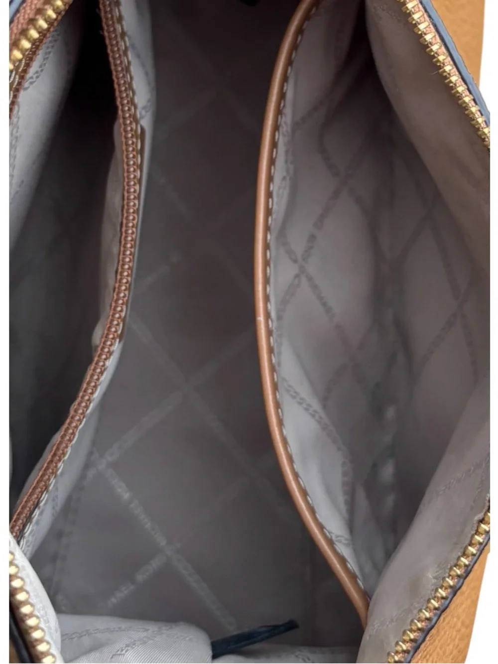 Michael Kors Crossbody Bag, Medium Crosby Tan Pebbled Leather & Dust Bag